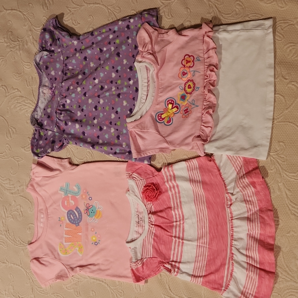 7 Baby Girl Tees/ Onesies
